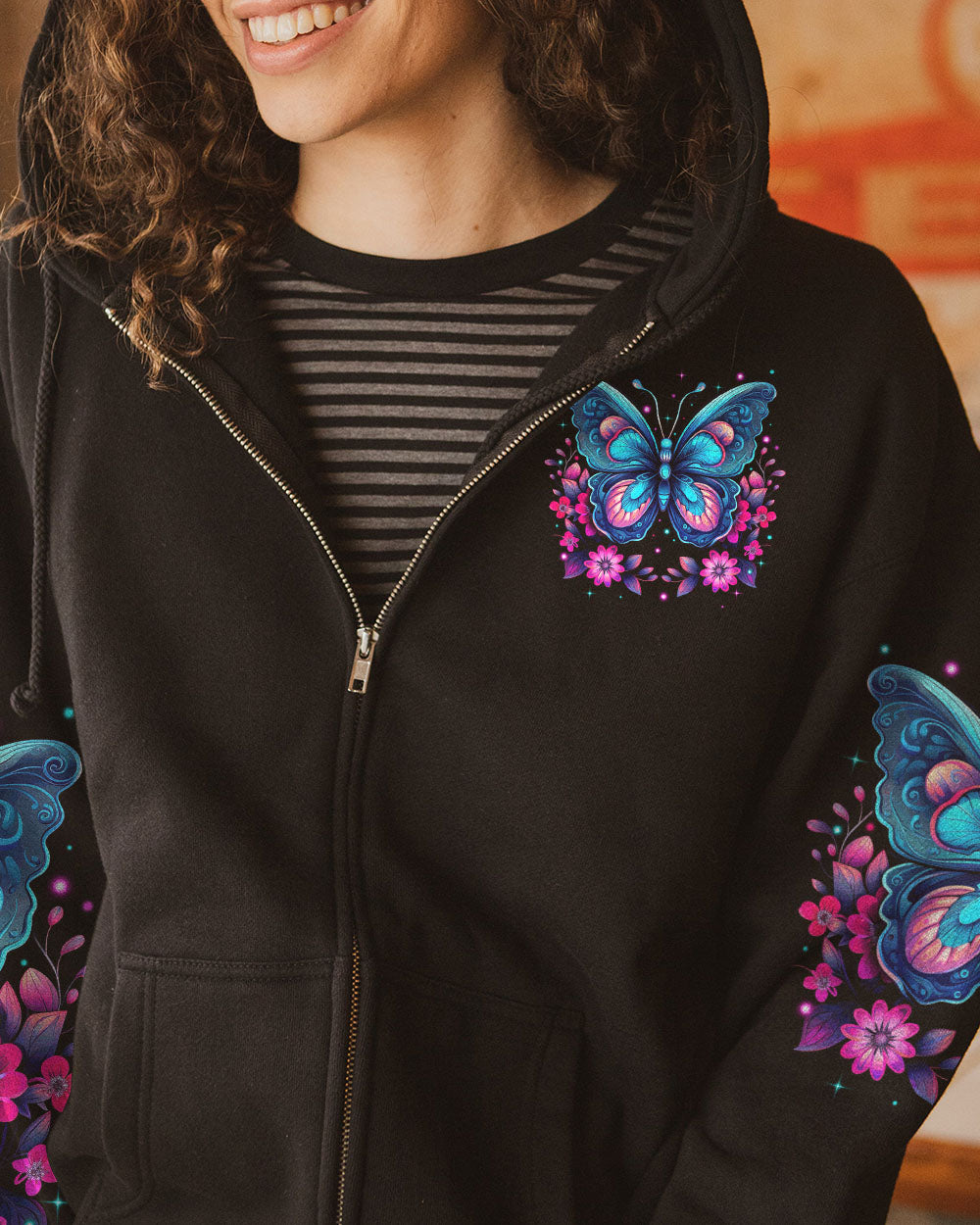 WE SEE THINGS AS WE ARE BUTTERFLY ALL OVER PRINT - TYTM2808232