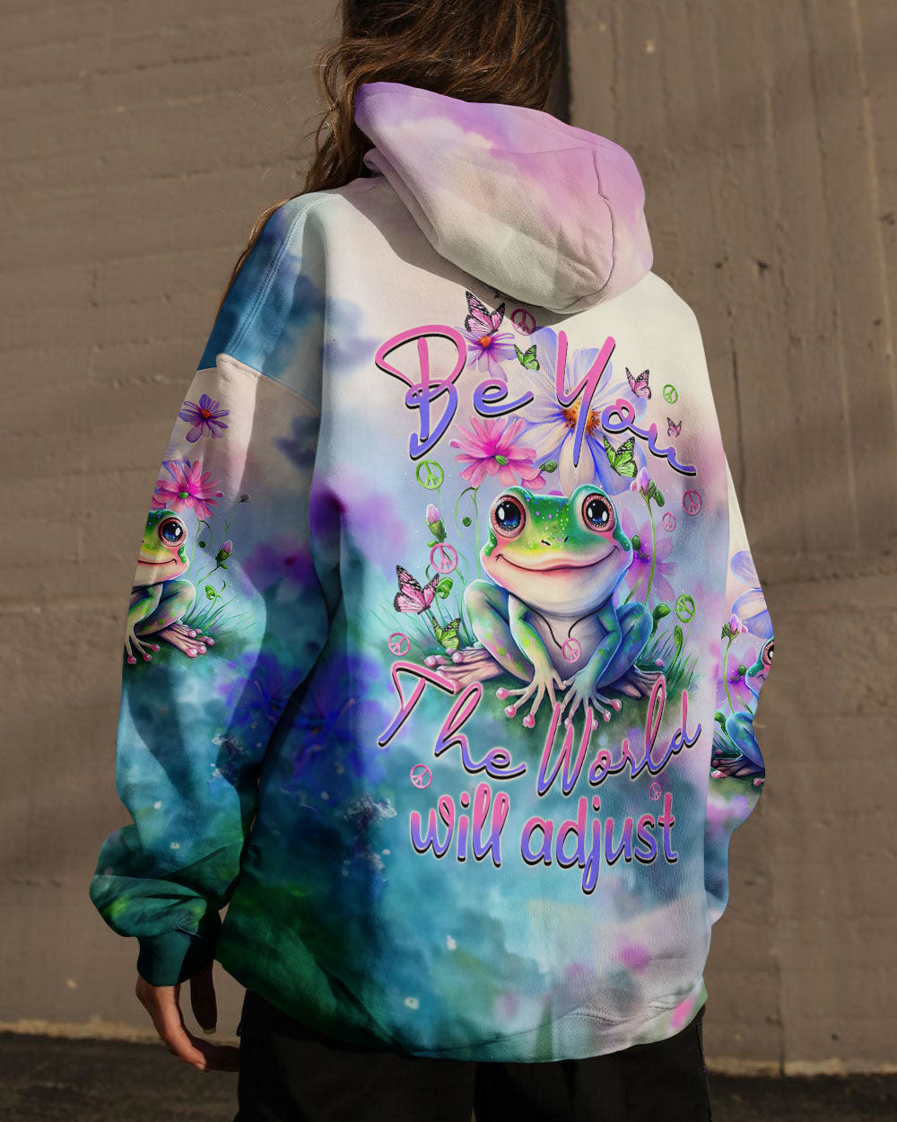 BE YOU THE WORLD WILL ADJUST ALL OVER PRINT - TYTM2808233