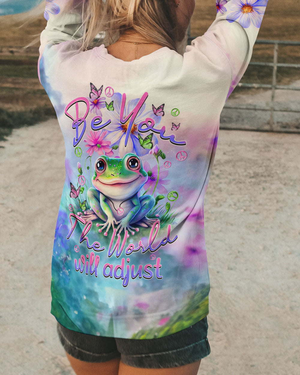 BE YOU THE WORLD WILL ADJUST ALL OVER PRINT - TYTM2808233