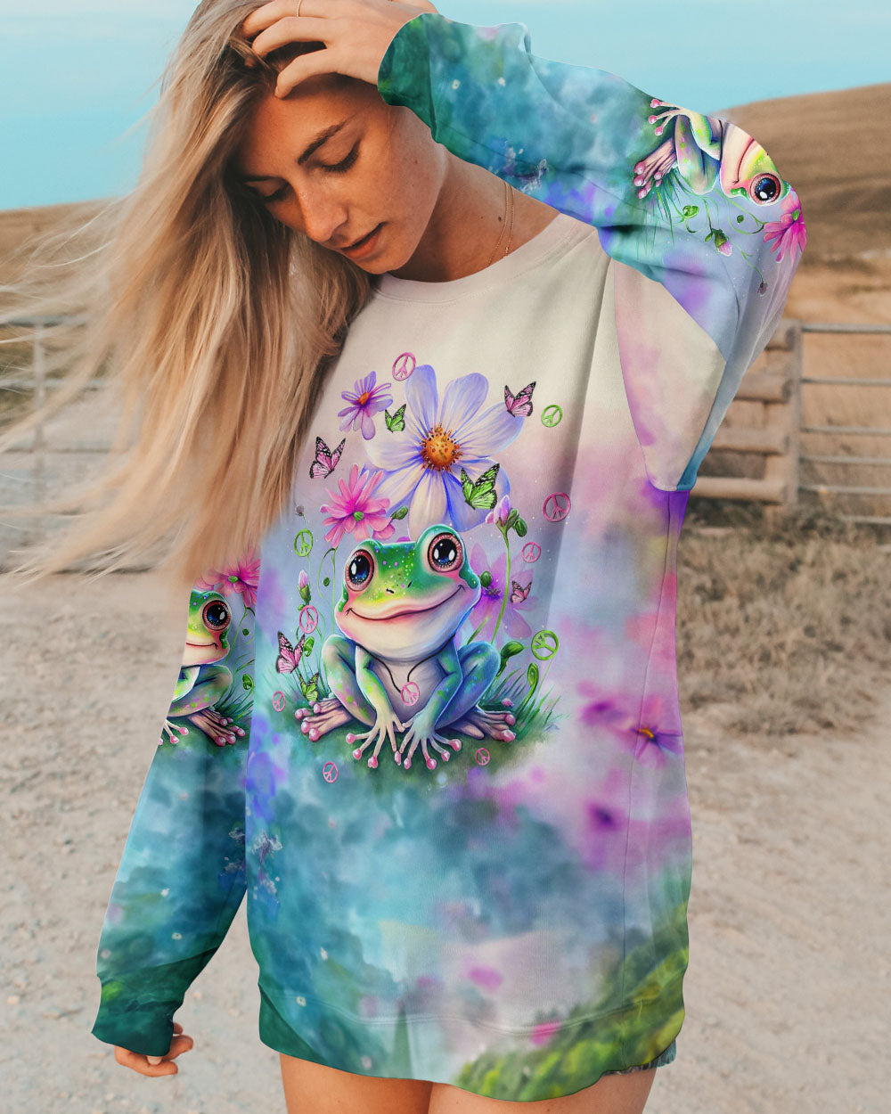 BE YOU THE WORLD WILL ADJUST ALL OVER PRINT - TYTM2808233