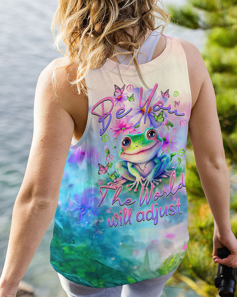 BE YOU THE WORLD WILL ADJUST ALL OVER PRINT - TYTM2808233