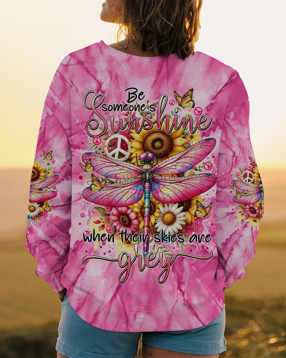BE SOMEONE'S SUNSHINE DRAGONGLY ALL OVER PRINT - TYTM2812233