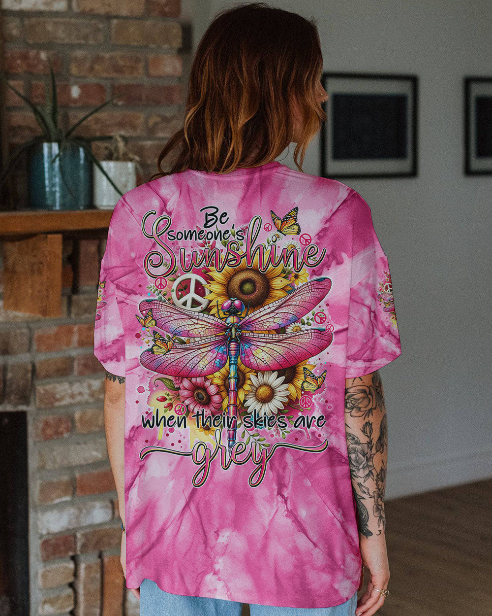 BE SOMEONE'S SUNSHINE DRAGONGLY ALL OVER PRINT - TYTM2812233