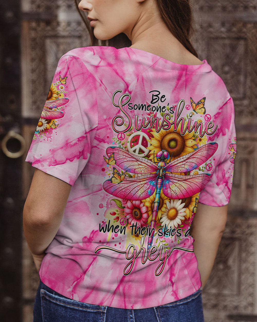 BE SOMEONE'S SUNSHINE DRAGONGLY ALL OVER PRINT - TYTM2812233
