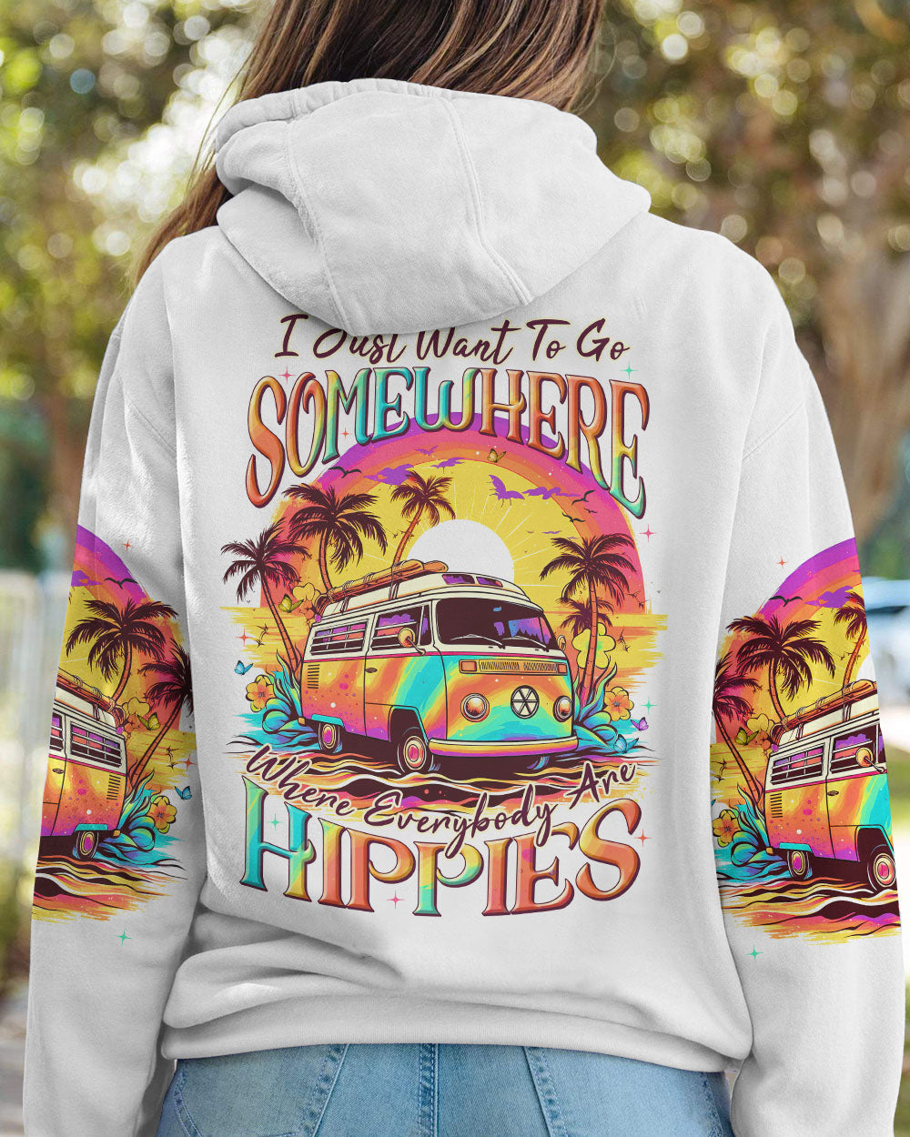 EVERYBODY ARE HIPPIES ALL OVER PRINT - TYTM3005231