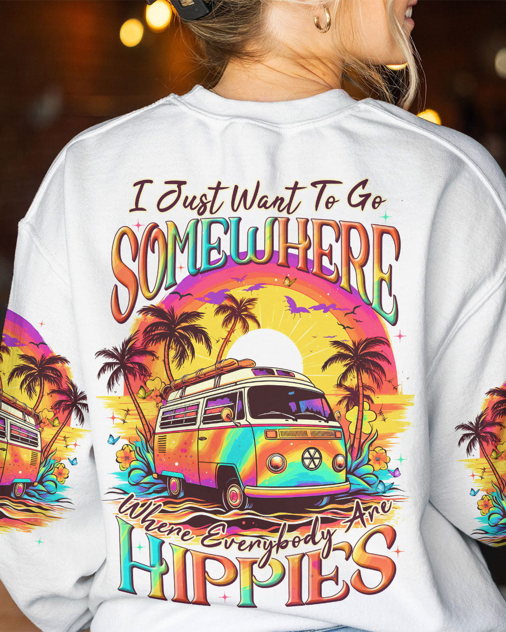 EVERYBODY ARE HIPPIES ALL OVER PRINT - TYTM3005231