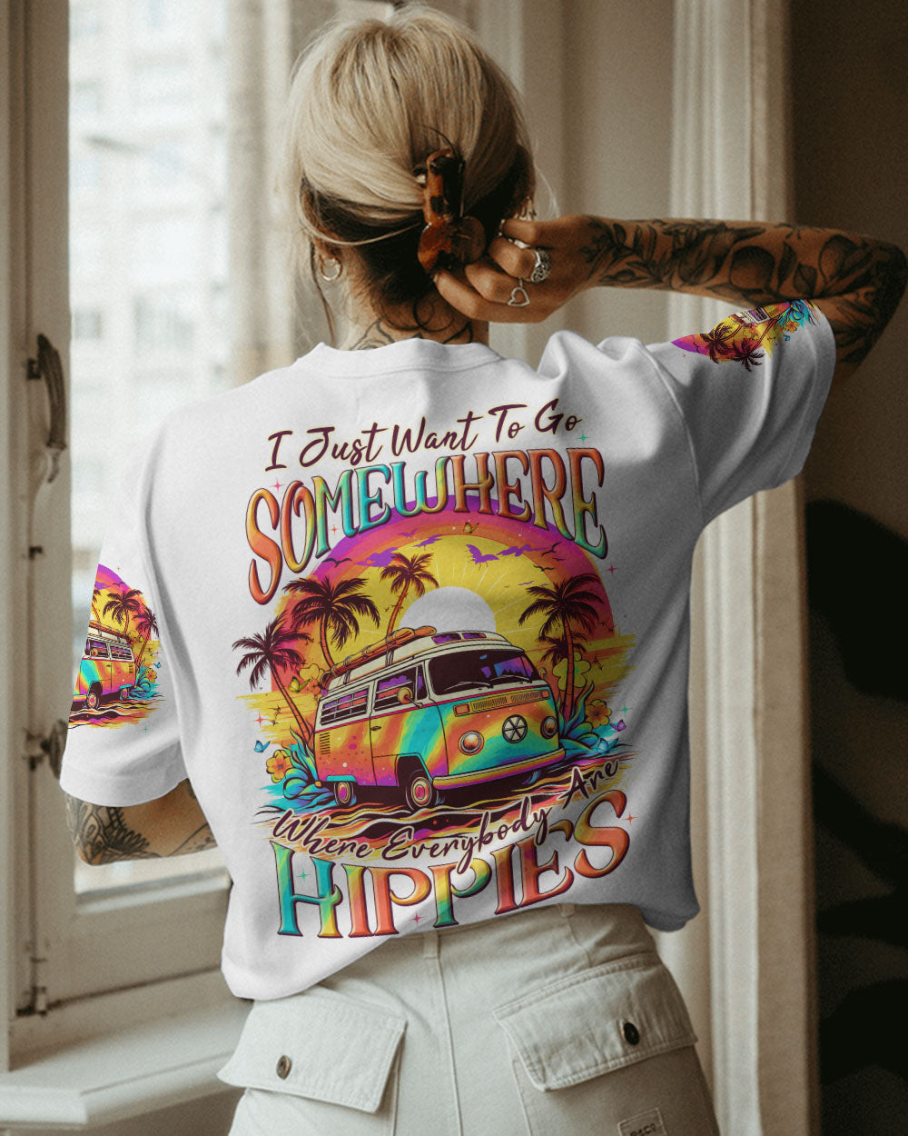 EVERYBODY ARE HIPPIES ALL OVER PRINT - TYTM3005231
