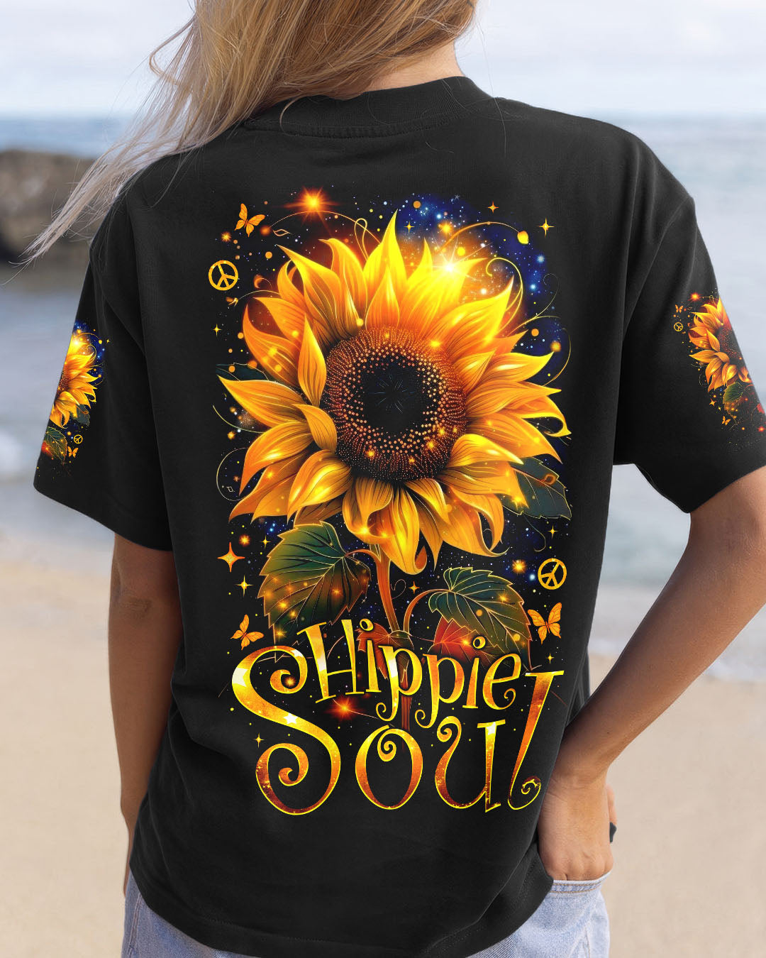 HIPPIE SOUL SUNFLOWER ALL OVER PRINT - TYTM3005251