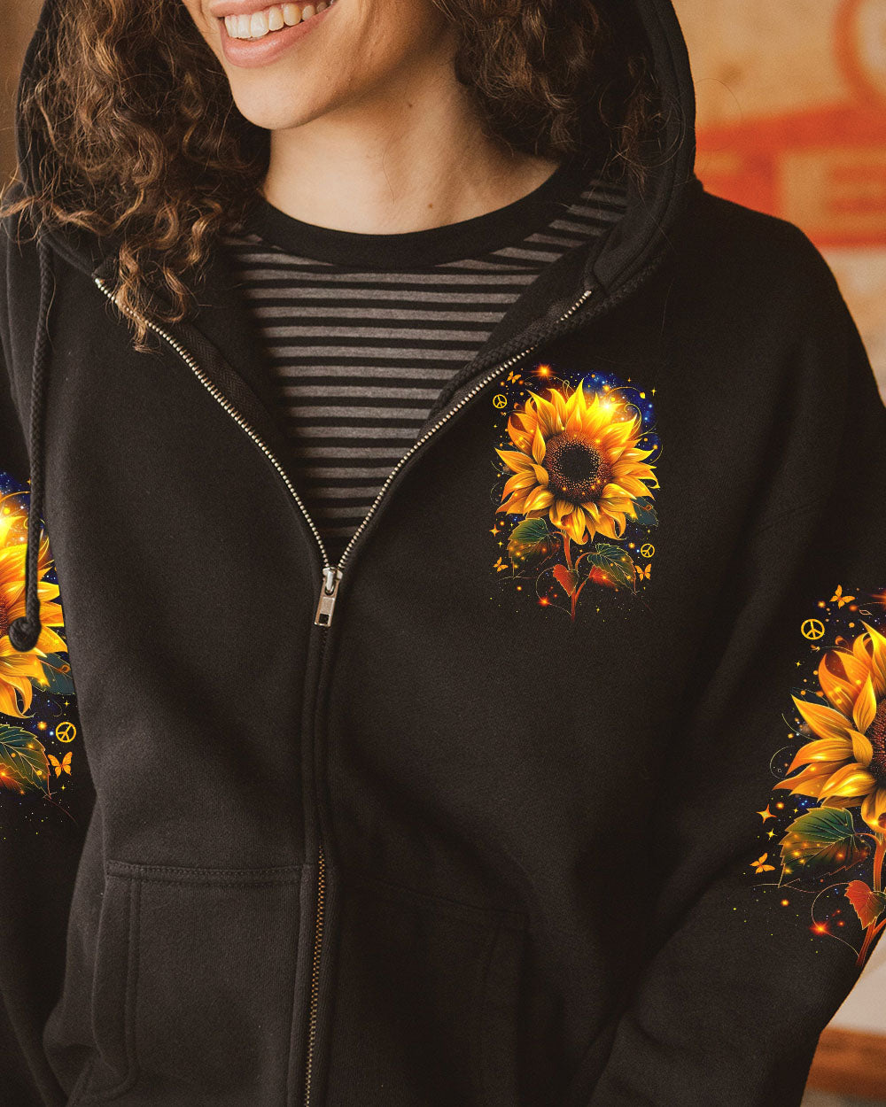 HIPPIE SOUL SUNFLOWER ALL OVER PRINT - TYTM3005251