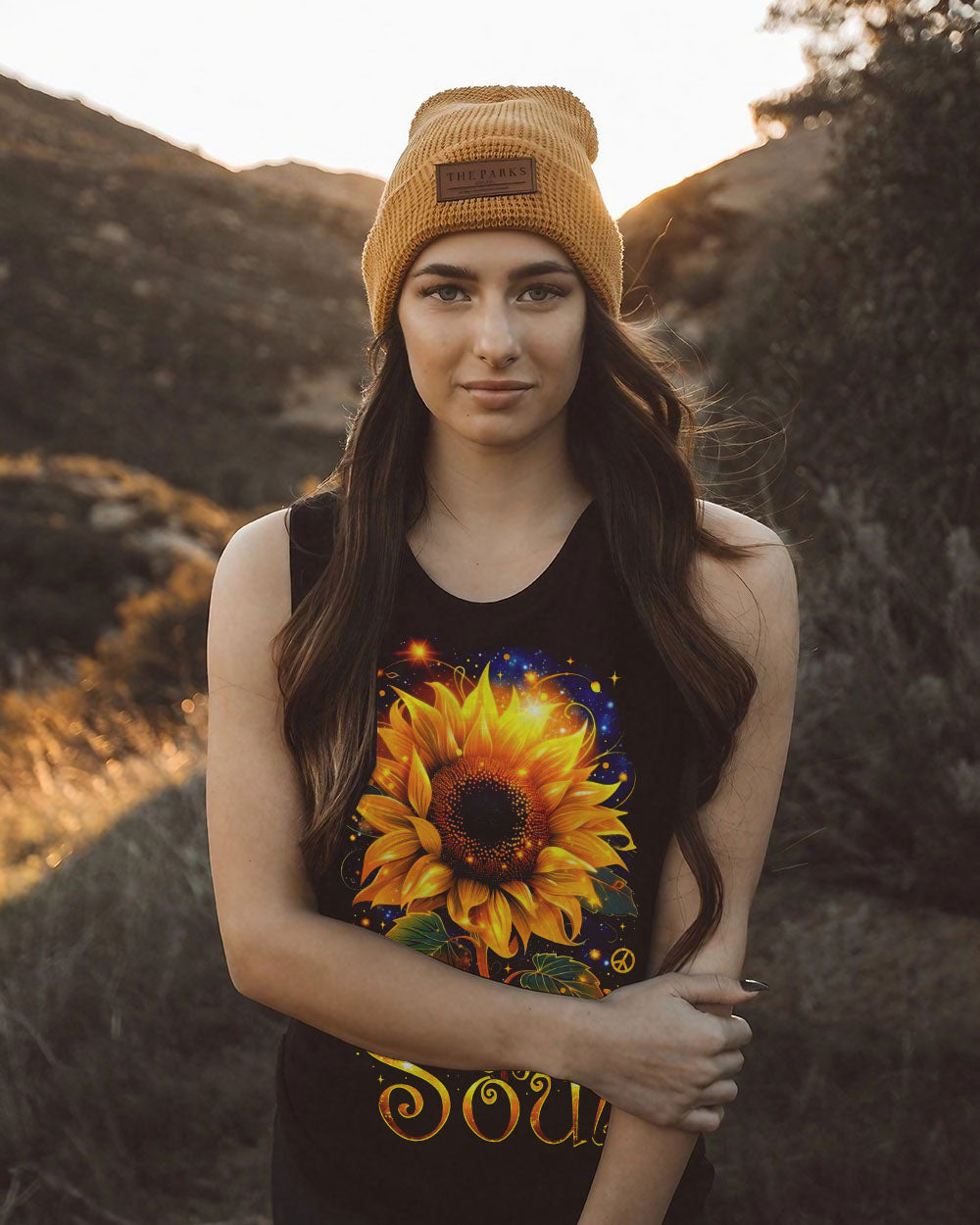 HIPPIE SOUL SUNFLOWER ALL OVER PRINT - TYTM3005251