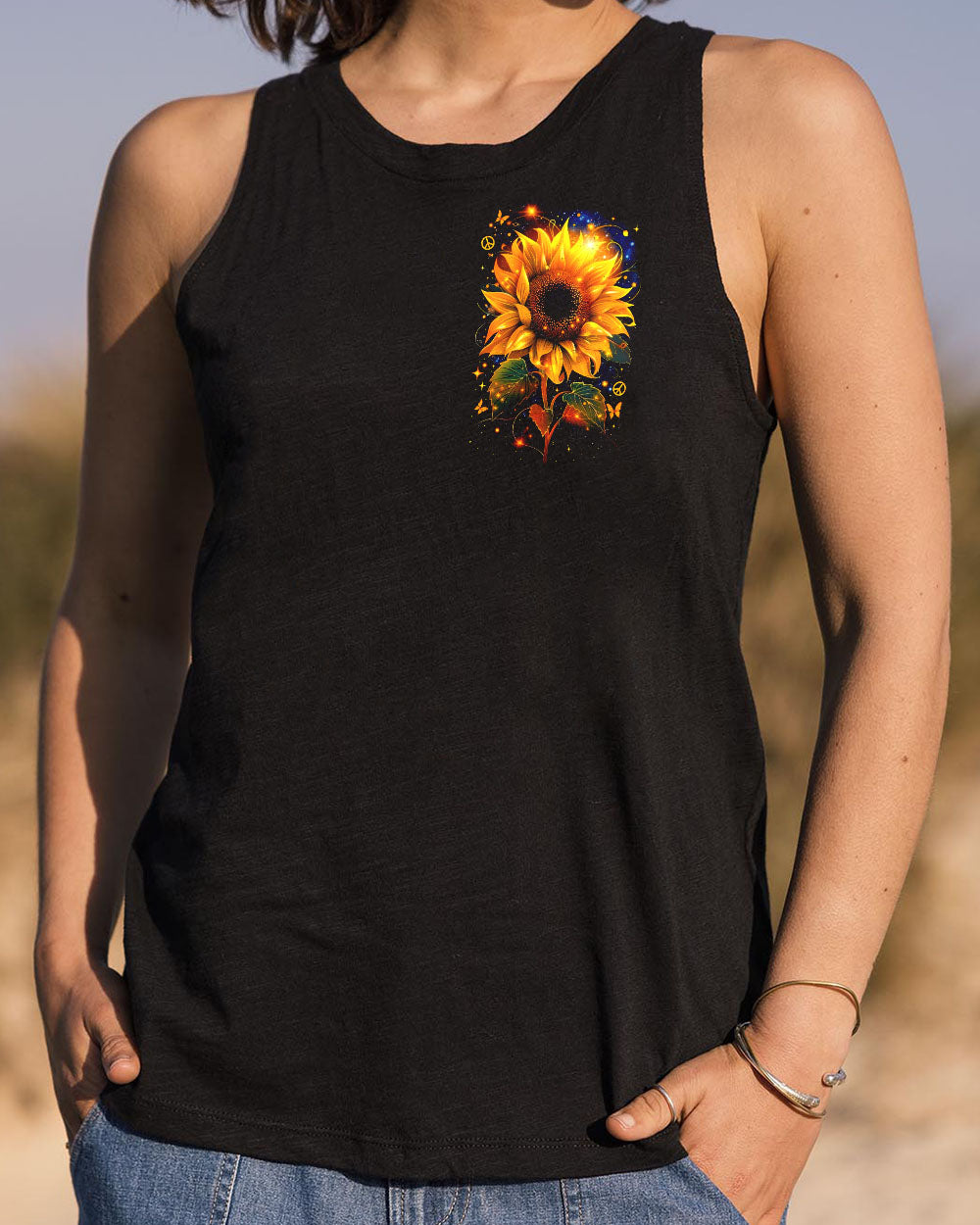 HIPPIE SOUL SUNFLOWER ALL OVER PRINT - TYTM3005251