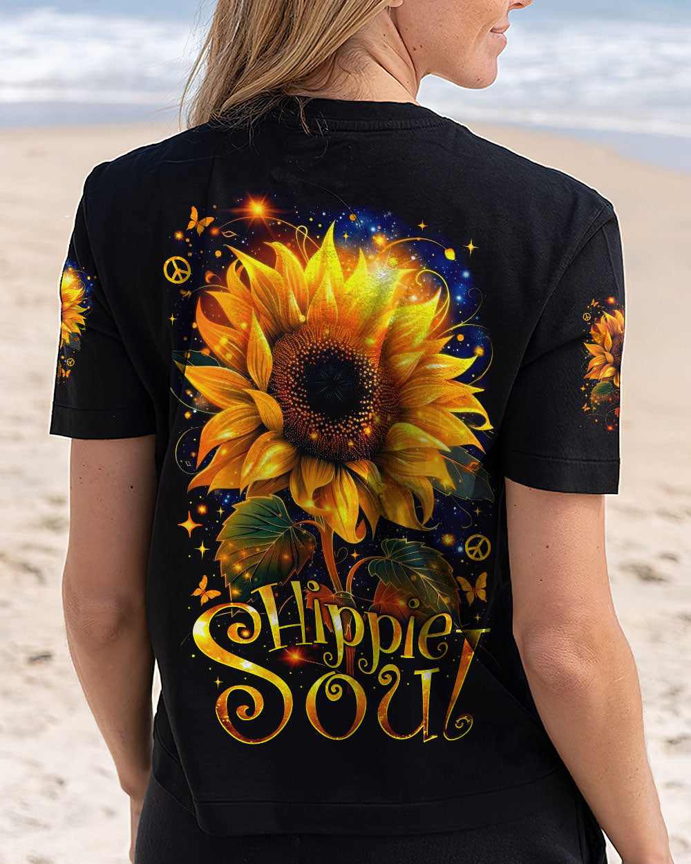 HIPPIE SOUL SUNFLOWER ALL OVER PRINT - TYTM3005251