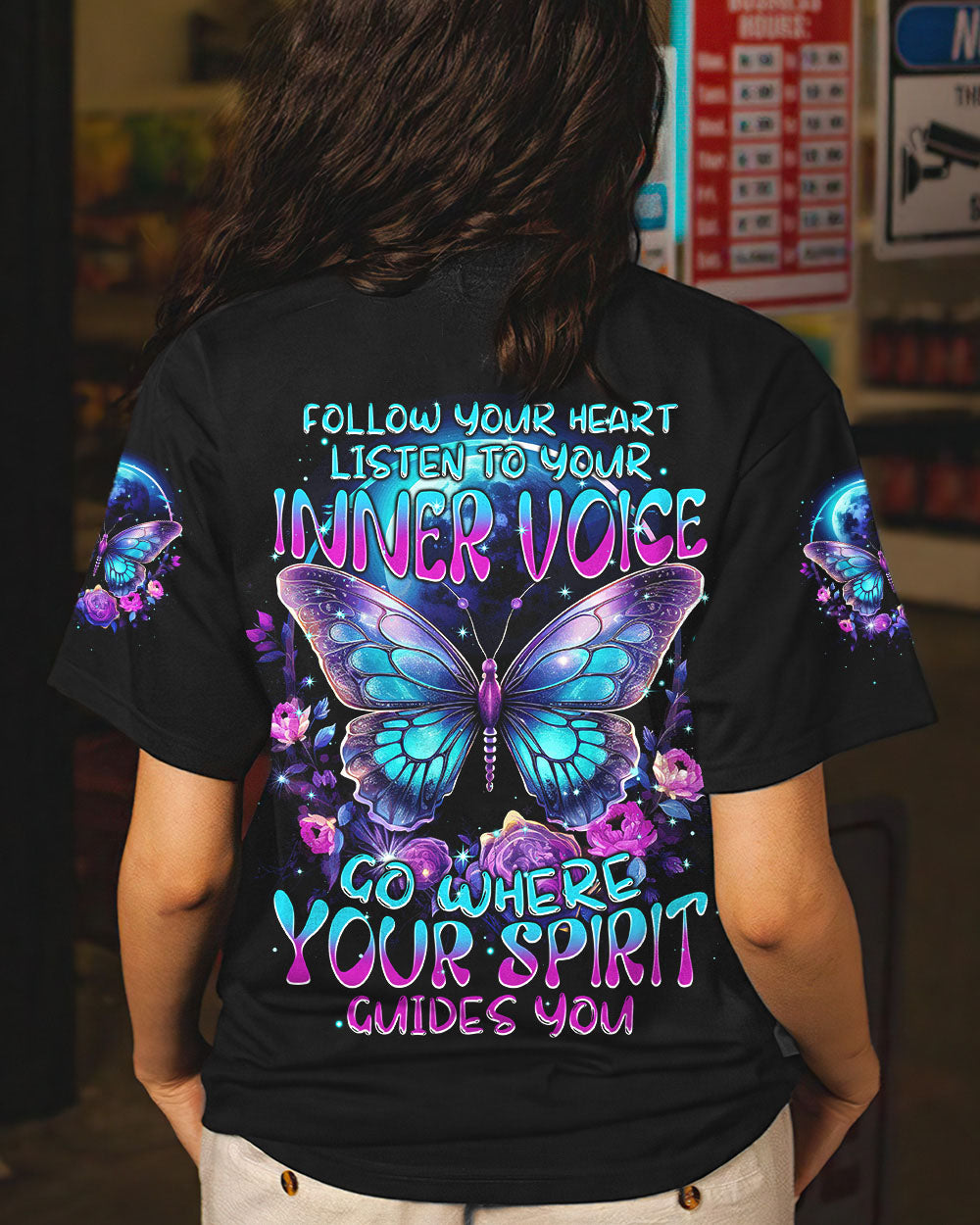 FOLLOW YOUR HEART DRAGONFLY ALL OVER PRINT - TYTM3108232