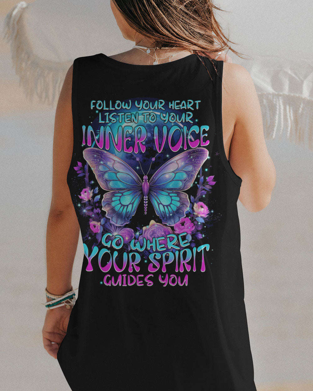 FOLLOW YOUR HEART DRAGONFLY ALL OVER PRINT - TYTM3108232