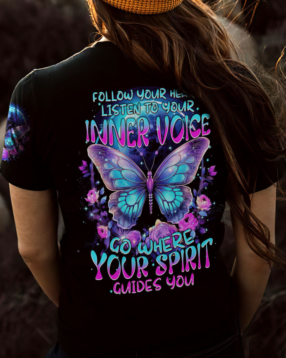FOLLOW YOUR HEART DRAGONFLY ALL OVER PRINT - TYTM3108232