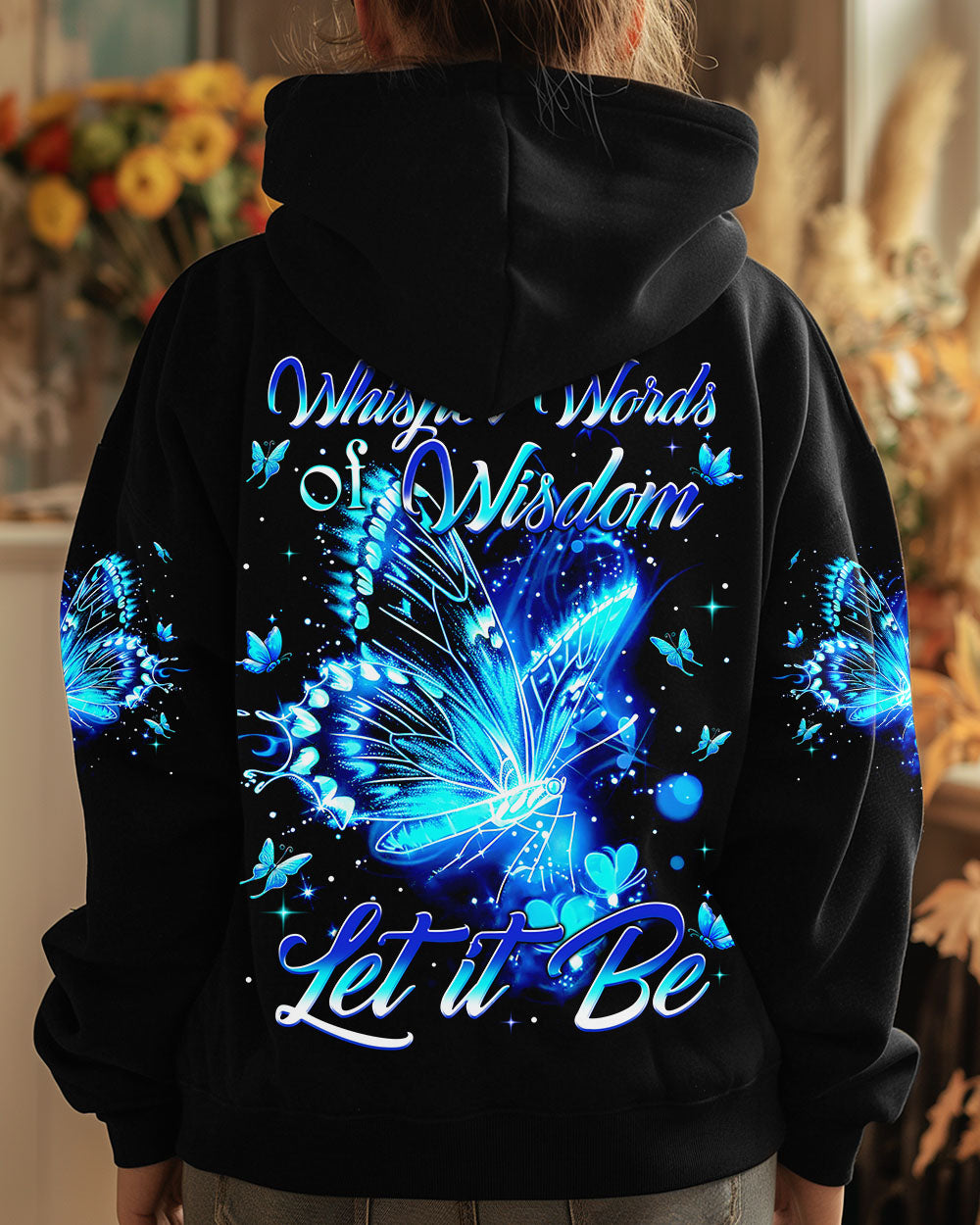 WHISPER WORDS OF WISDOM LET IT BE BUTTERFLY ALL OVER PRINT - TYTM3110242