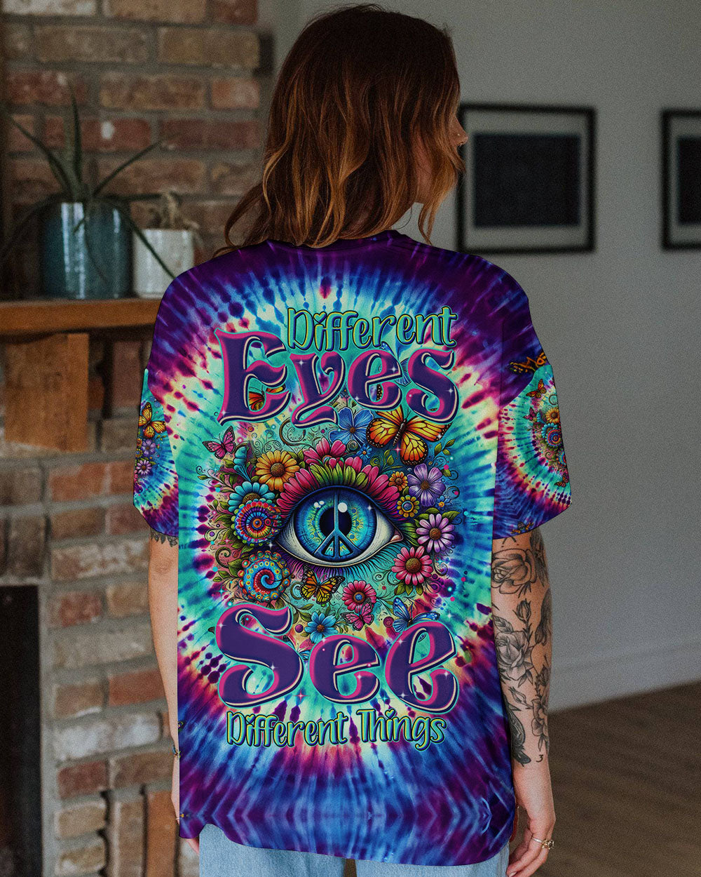 DIFFERENT EYES SEE DIFFERENT THINGS ALL OVER PRINT - TYTM1001241