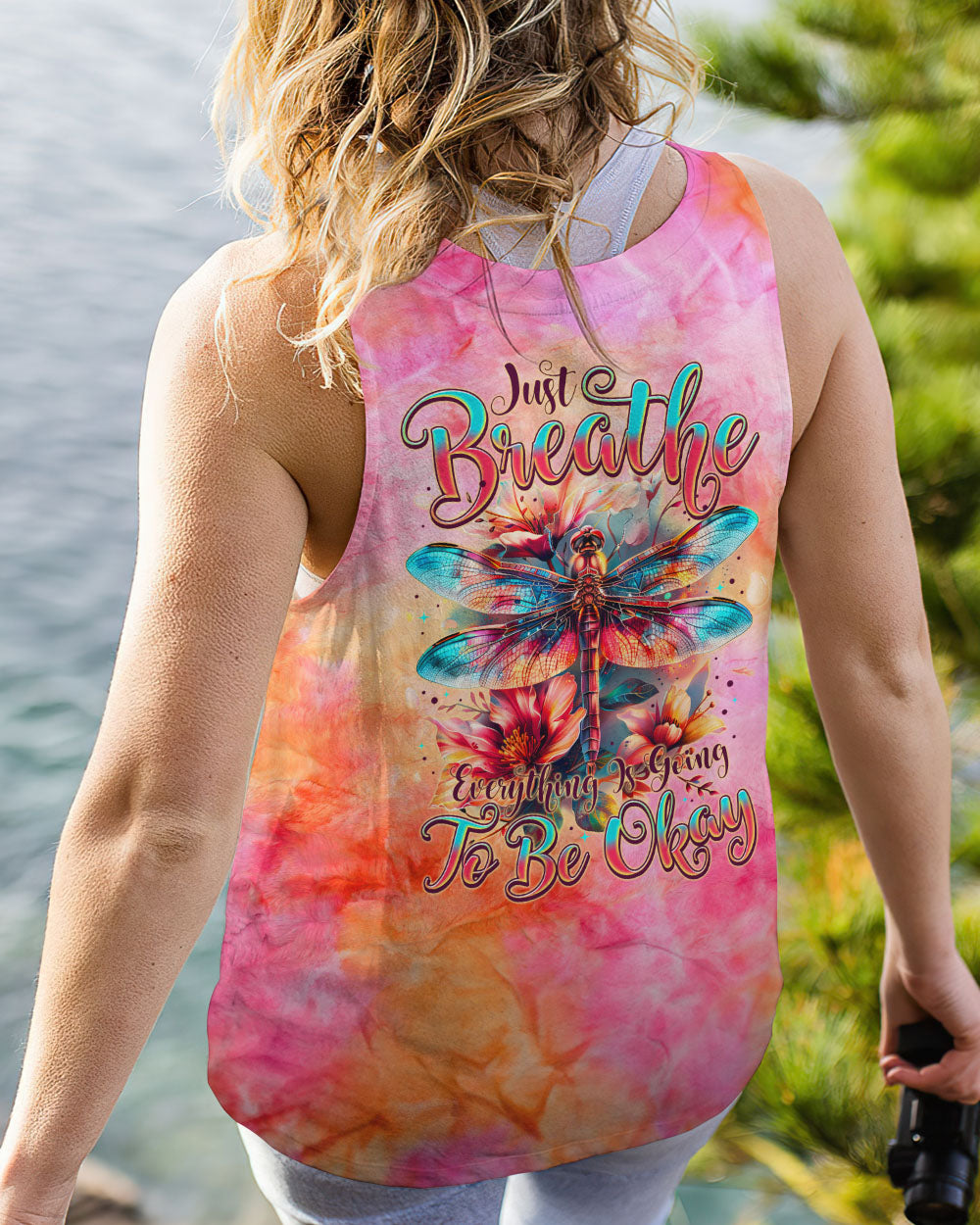 JUST BREATHE DRAGONFLY ALL OVER PRINT - TYTM1902246