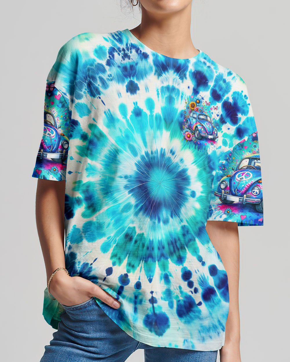 RUNNING AGAINST THE WIND TIE DYE ALL OVER PRINT - TY1901241