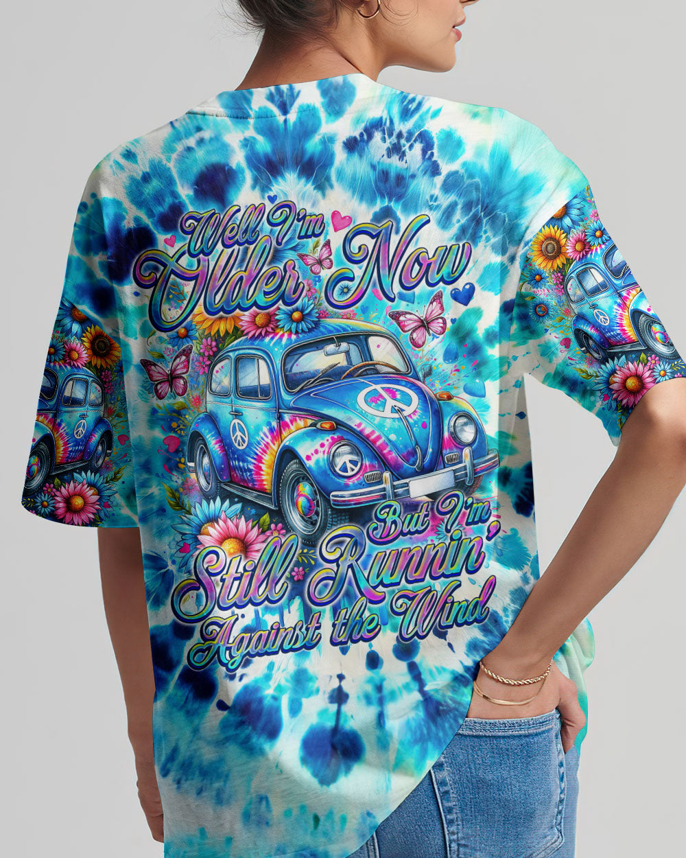RUNNING AGAINST THE WIND TIE DYE ALL OVER PRINT - TY1901241