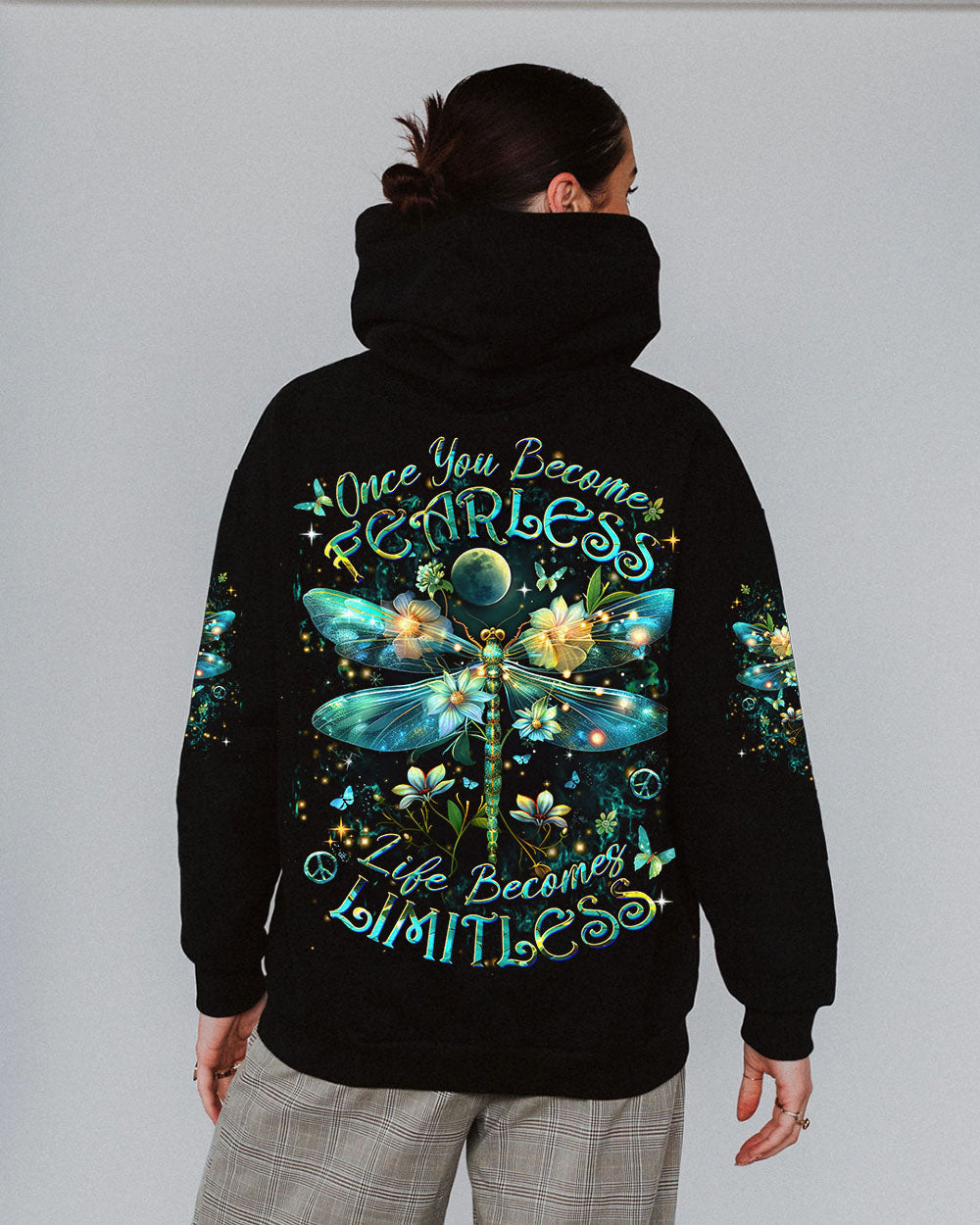 ONCE YOU BECOME FEARLESS DRAGONFLY ALL OVER PRINT - YHDU0104243
