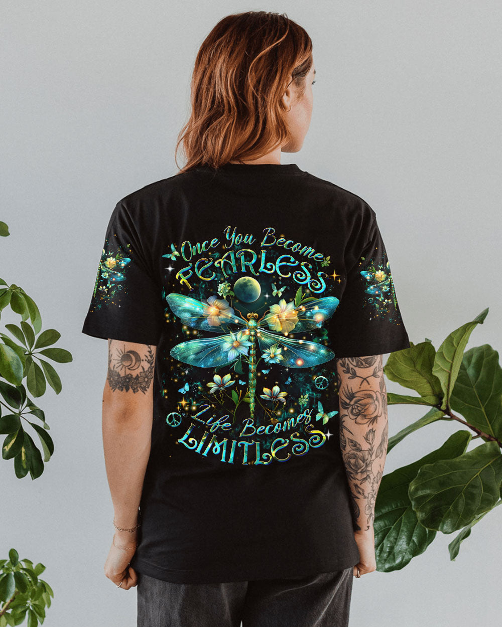 ONCE YOU BECOME FEARLESS DRAGONFLY ALL OVER PRINT - YHDU0104243