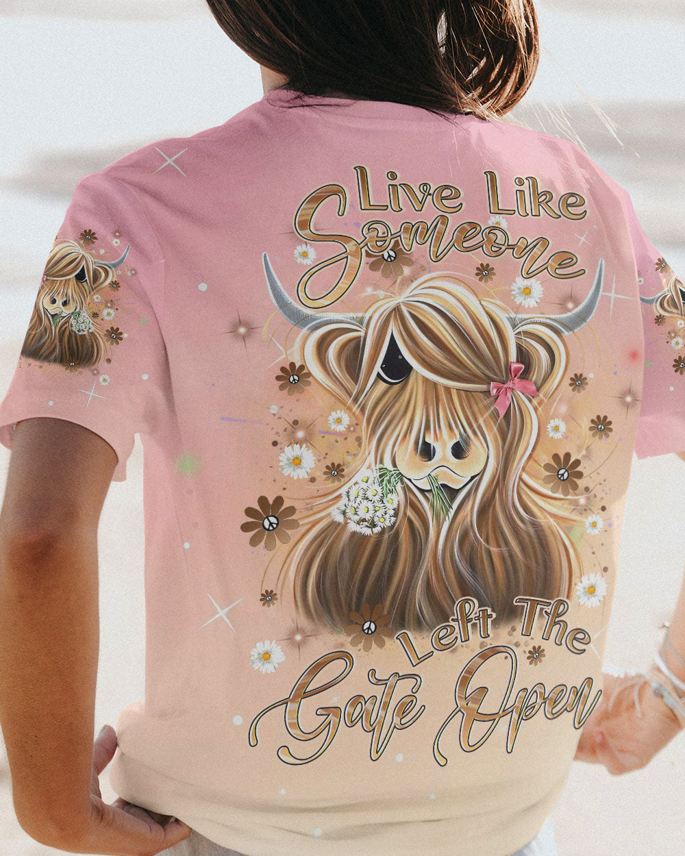 LIVE LIKE SOMEONE LEFT THE GATE OPEN ALL OVER PRINT - YHDU0108233