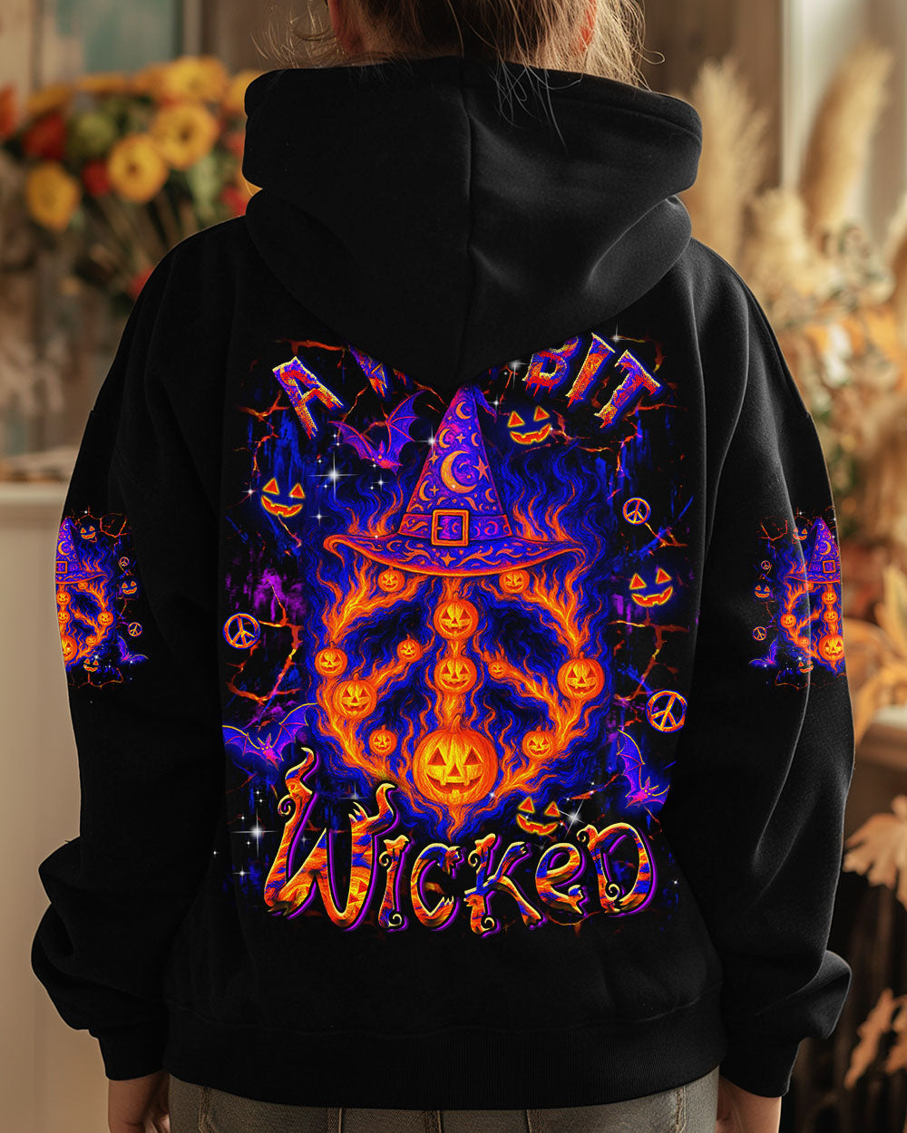 A WEE BIT WICKED HALLOWEEN ALL OVER PRINT - YHDU0207252