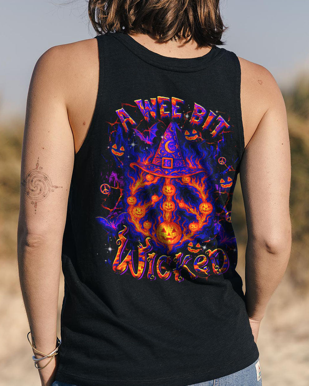 A WEE BIT WICKED HALLOWEEN ALL OVER PRINT - YHDU0207252