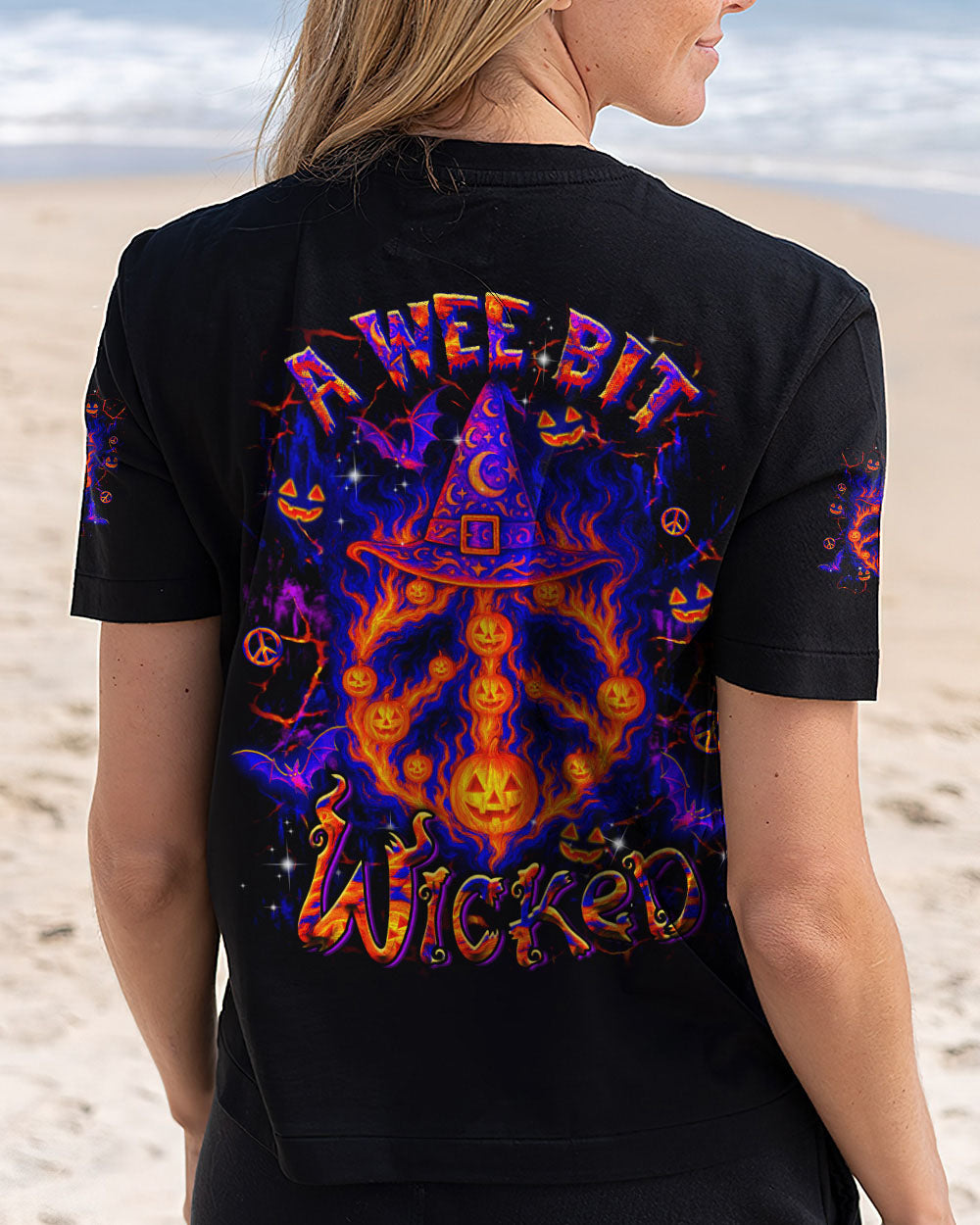 A WEE BIT WICKED HALLOWEEN ALL OVER PRINT - YHDU0207252