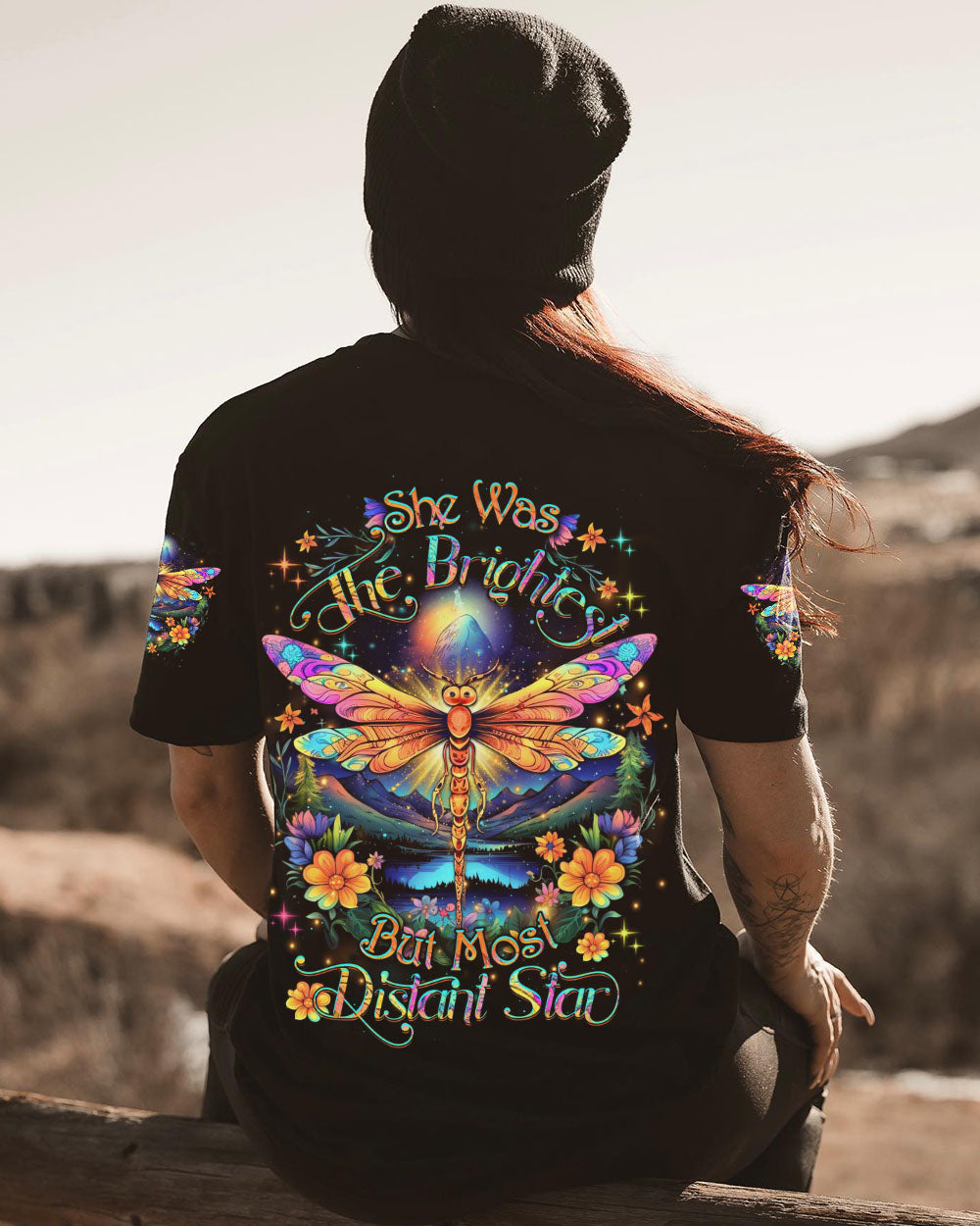 SHE WAS THE BRIGHTEST ALL OVER PRINT - YHDU0208234