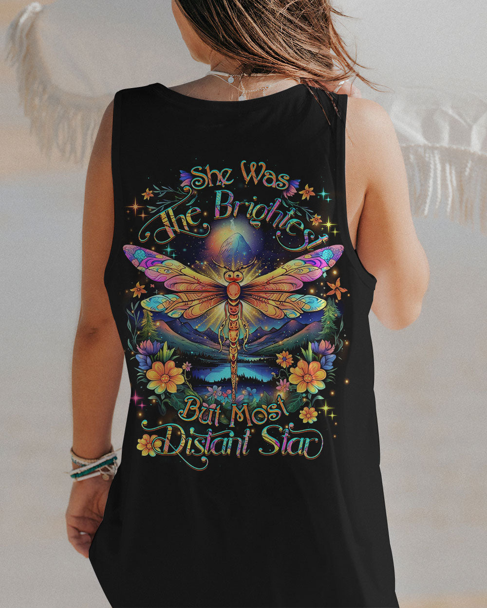 SHE WAS THE BRIGHTEST ALL OVER PRINT - YHDU0208234
