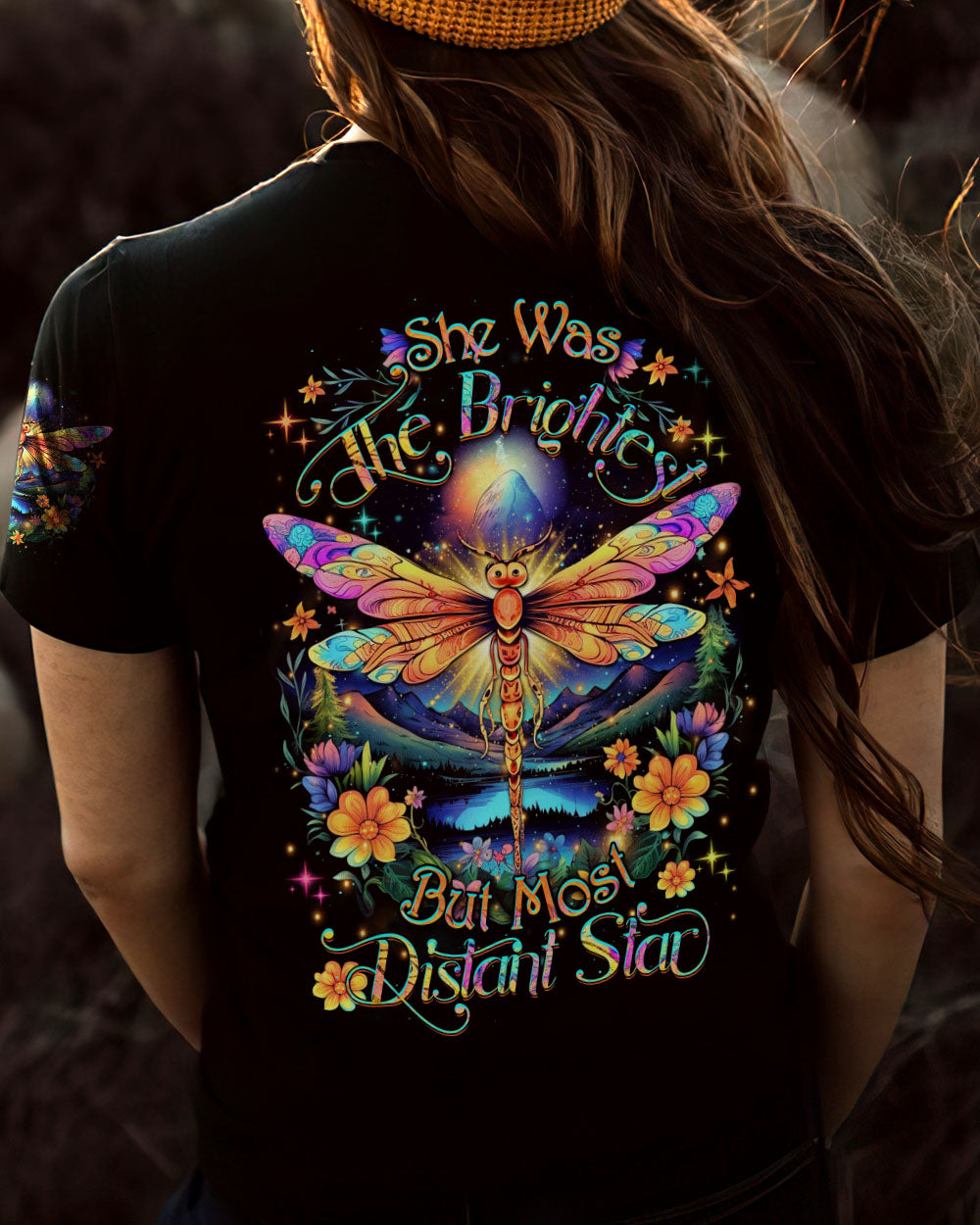 SHE WAS THE BRIGHTEST ALL OVER PRINT - YHDU0208234