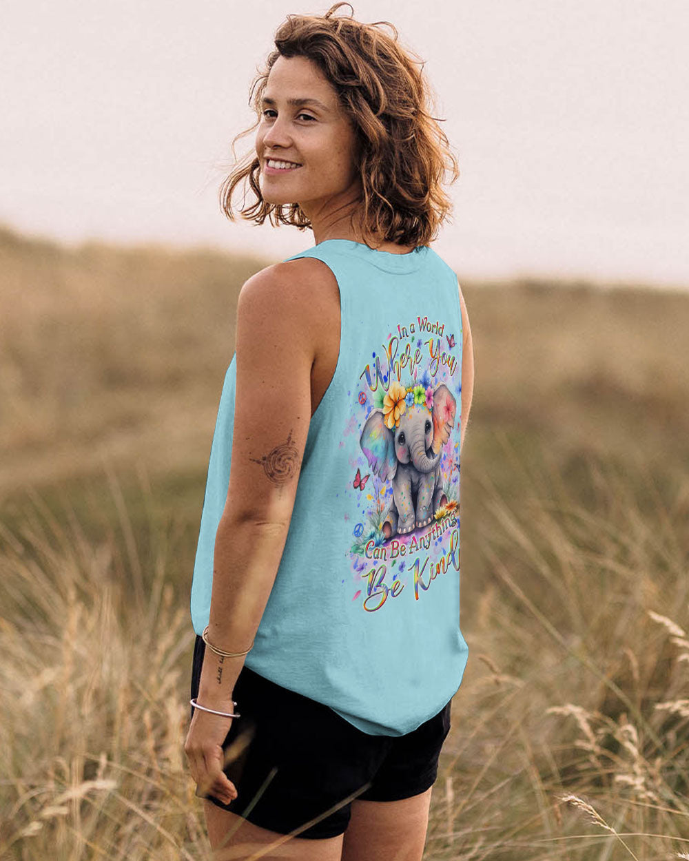 BE KIND ELEPHANT ALL OVER PRINT - YHDU0208242