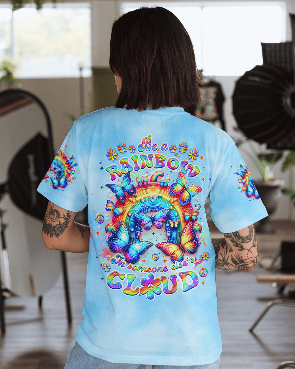 BE A RAINBOW IN SOMEONE ELSE'S CLOUD ALL OVER PRINT - YHDU0304242