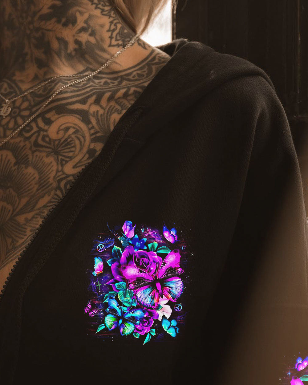 JUST BREATHE BUTTERFLY ALL OVER PRINT - YHDU0304253