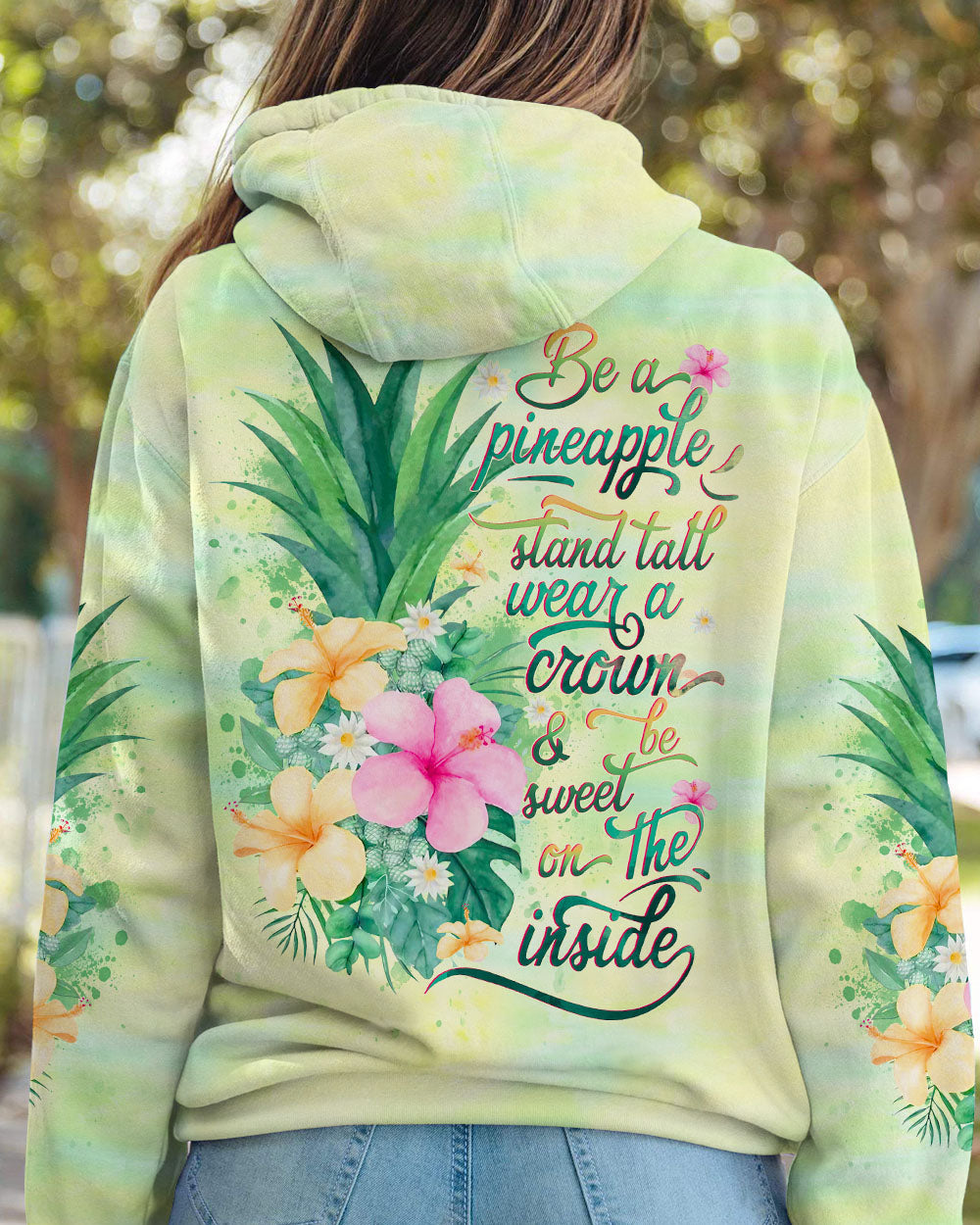 BE A PINEAPPLE ALL OVER PRINT - YHDU0307231