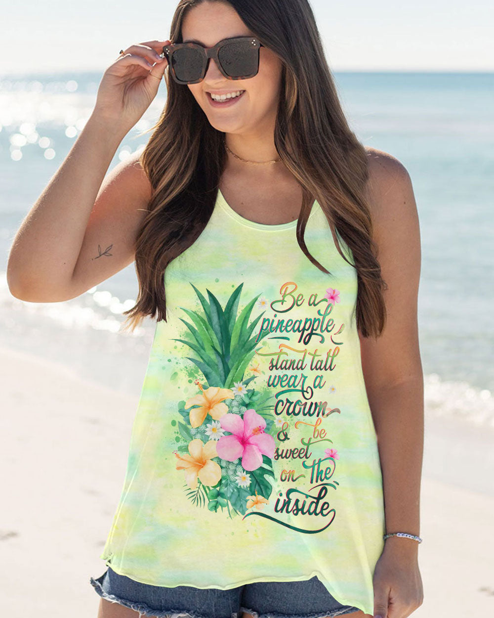 BE A PINEAPPLE ALL OVER PRINT - YHDU0307231