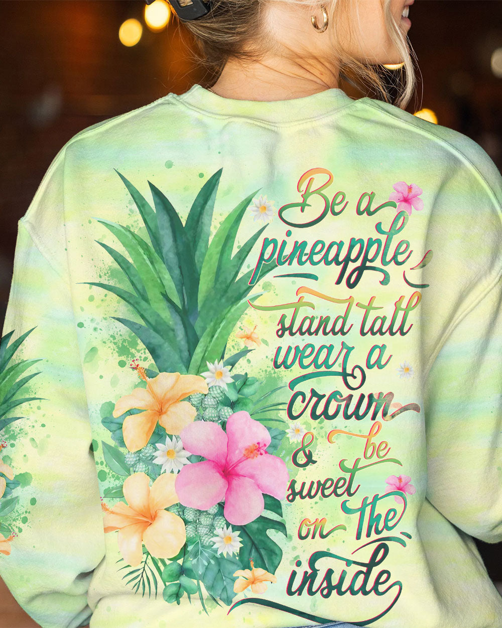 BE A PINEAPPLE ALL OVER PRINT - YHDU0307231