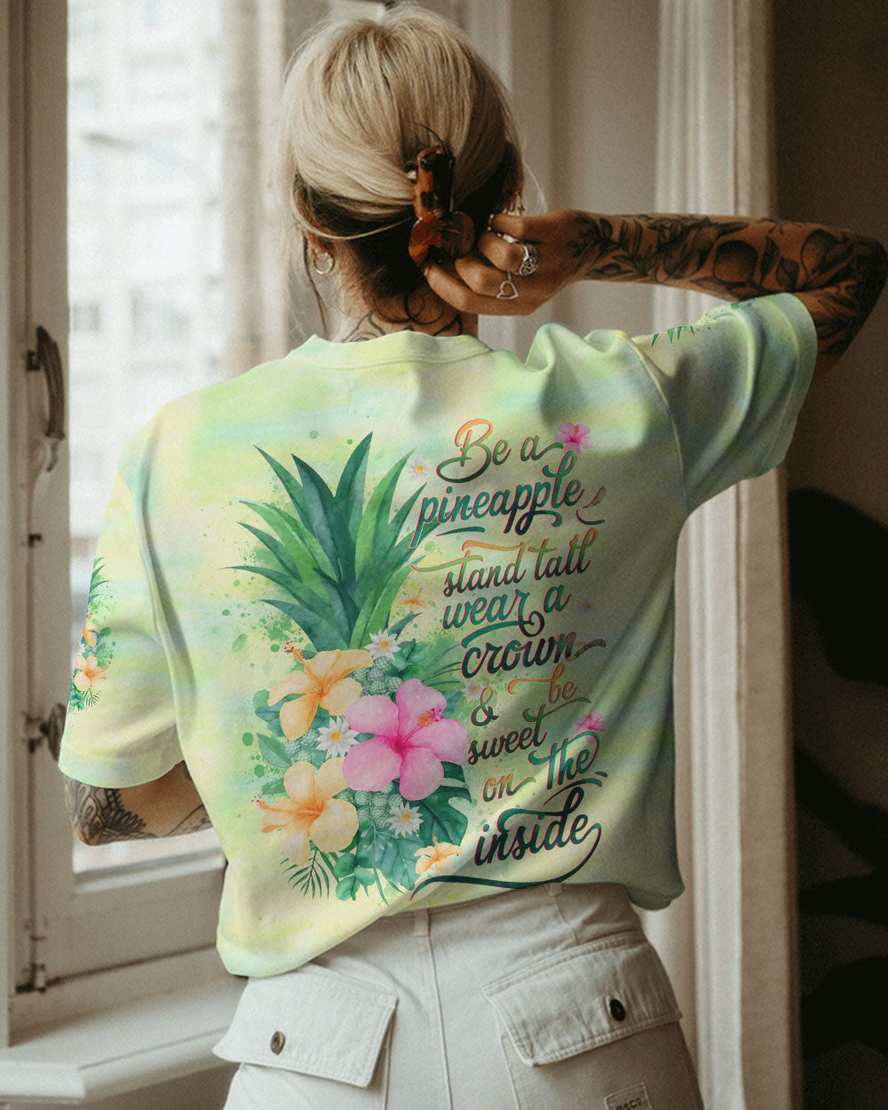 BE A PINEAPPLE ALL OVER PRINT - YHDU0307231