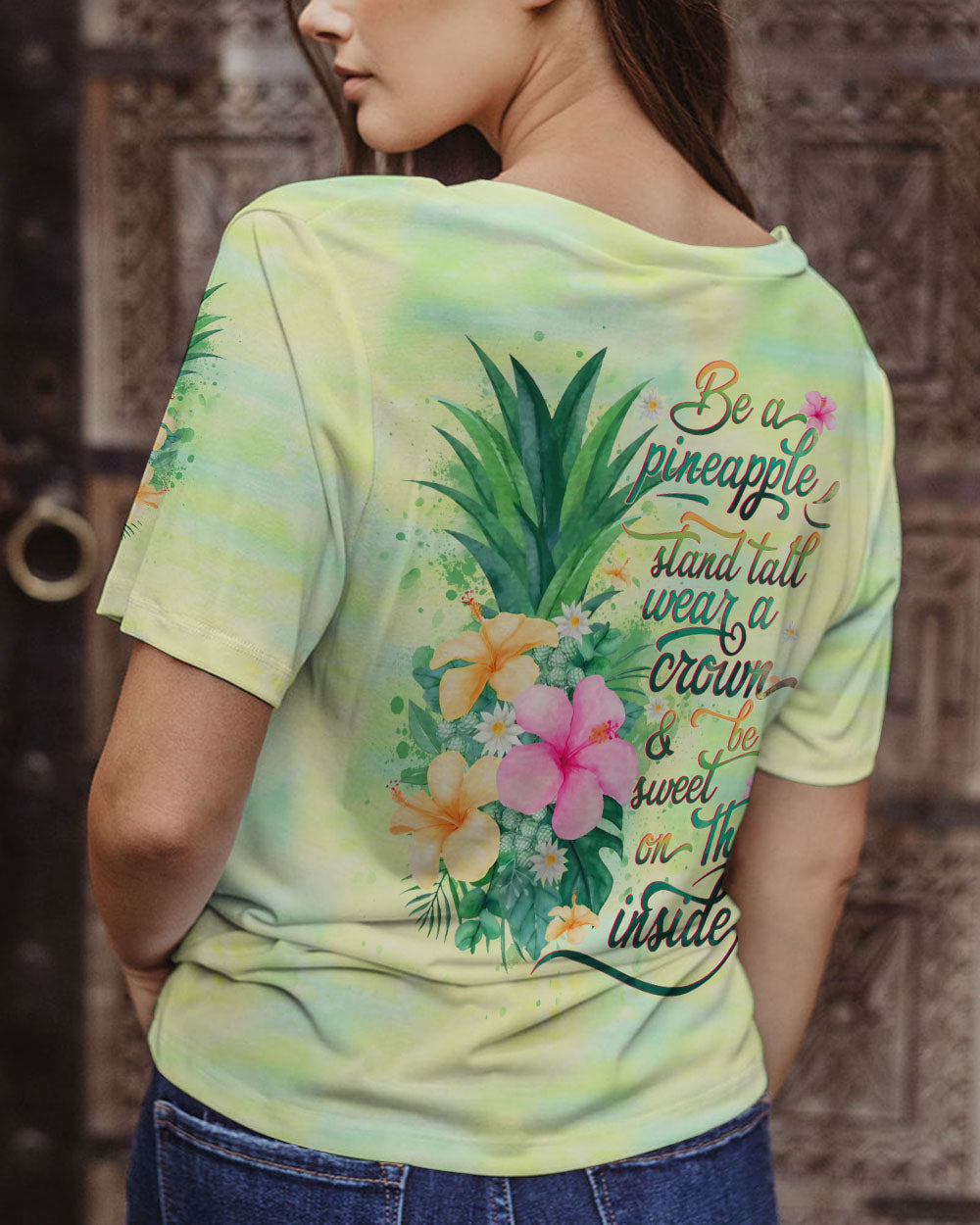 BE A PINEAPPLE ALL OVER PRINT - YHDU0307231