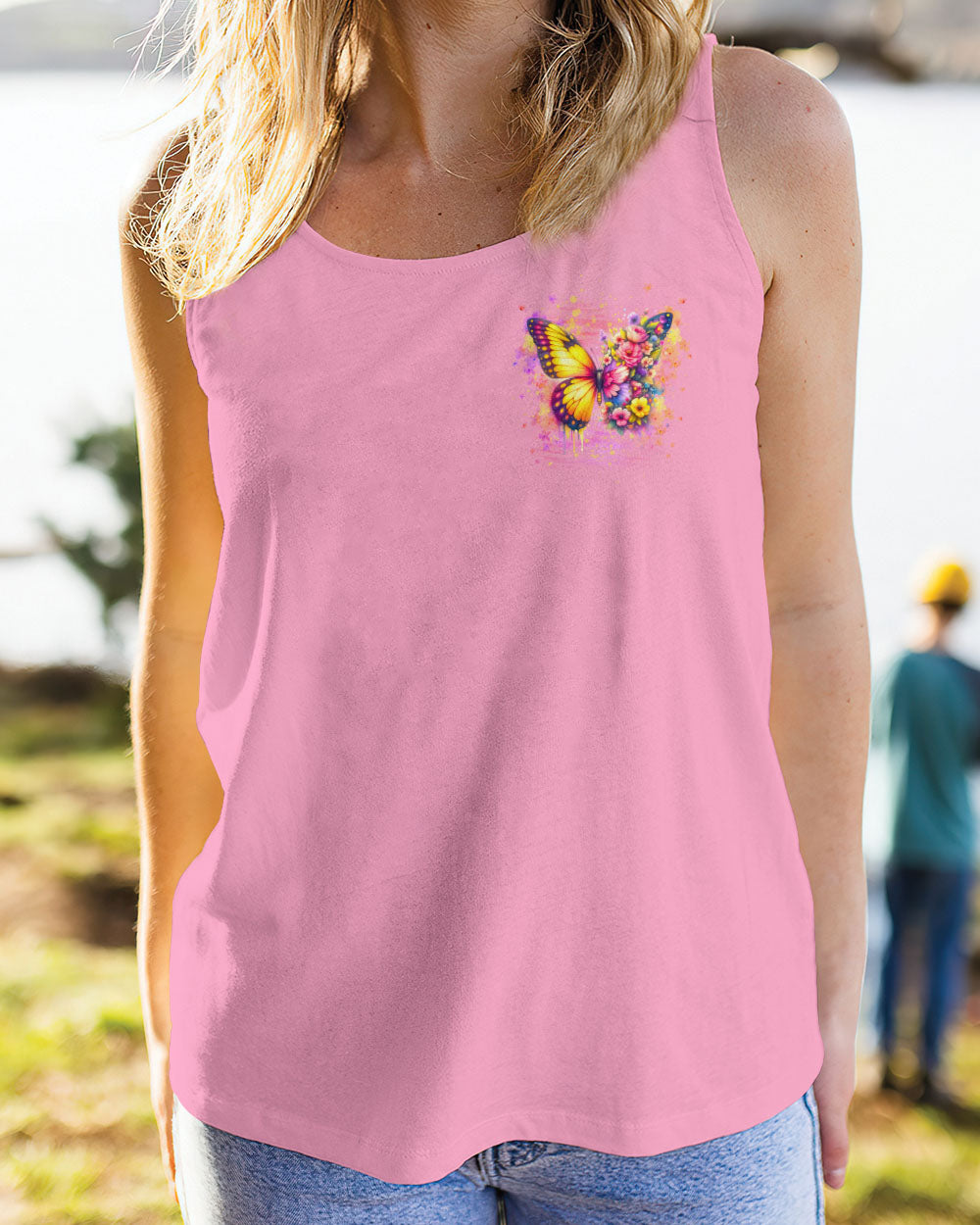IF NOTHING EVER CHANGED BUTTERFLY ALL OVER PRINT - YHDU0307243