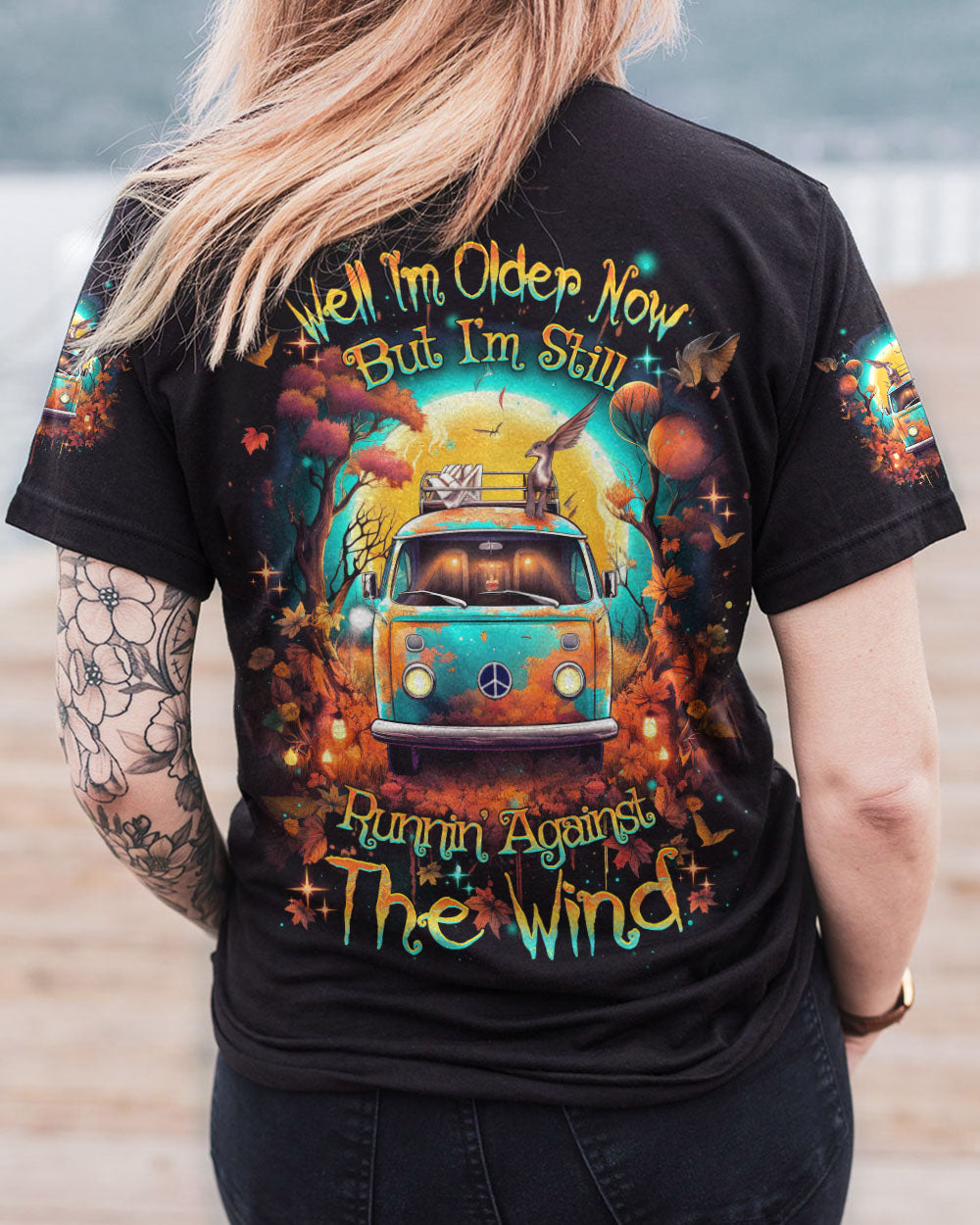 RUNNING AGAINST THE WIND ALL OVER PRINT - YHDU0308231