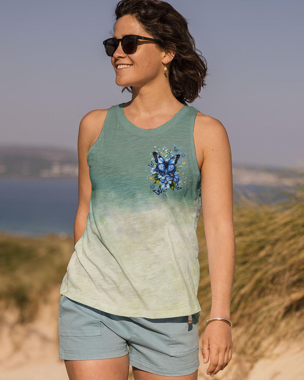 JUST BREATHE BUTTERFLY ALL OVER PRINT - YHDU0402253