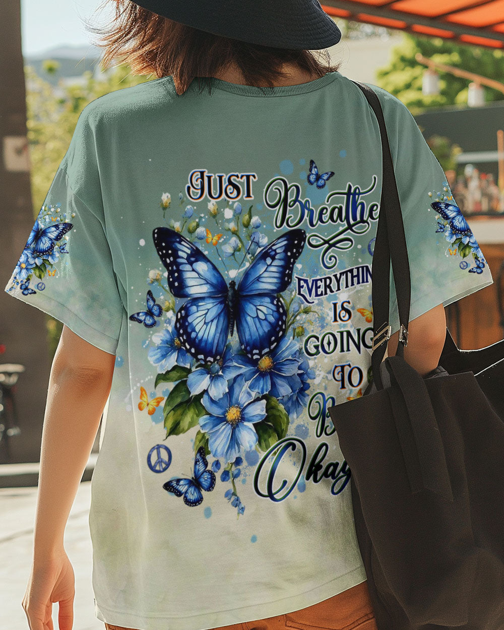 JUST BREATHE BUTTERFLY ALL OVER PRINT - YHDU0402253