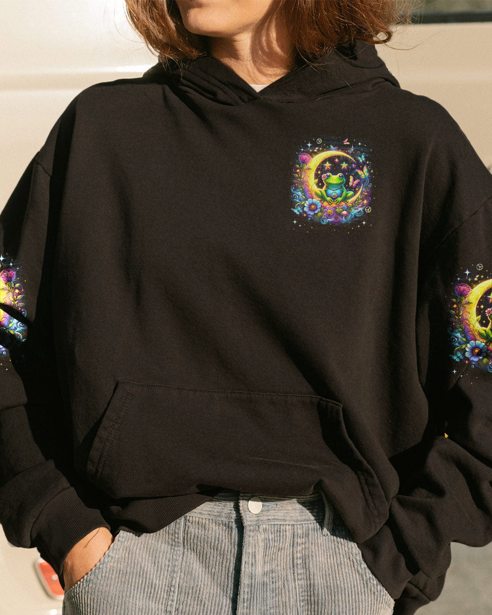 BE YOU TIFUL FROG ALL OVER PRINT - YHDU0404242