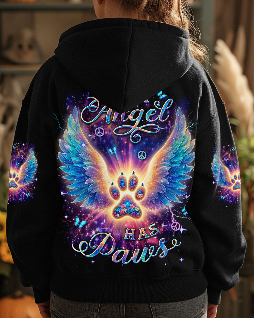 MY ANGEL HAS PAWS ALL OVER PRINT - YHDU0409241