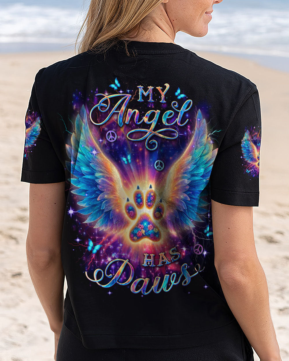 MY ANGEL HAS PAWS ALL OVER PRINT - YHDU0409241