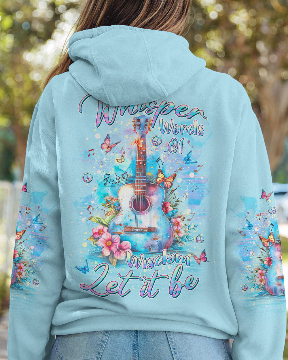 WHISPER WORDS OF WISDOM GUITAR ALL OVER PRINT - YHDU0503244