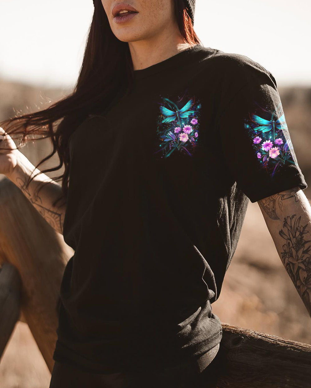 GO WHERE YOUR SPIRIT GUIDES YOU DRAGONFLY ALL OVER PRINT - YHDU0510232
